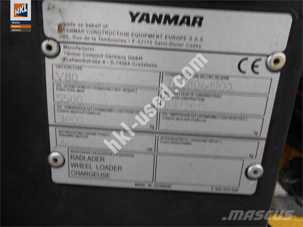 Yanmar V 80 Hjullastere