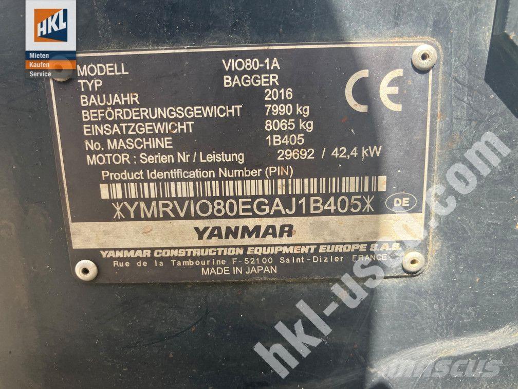 Yanmar VIO 80-1 Minigravere <7t