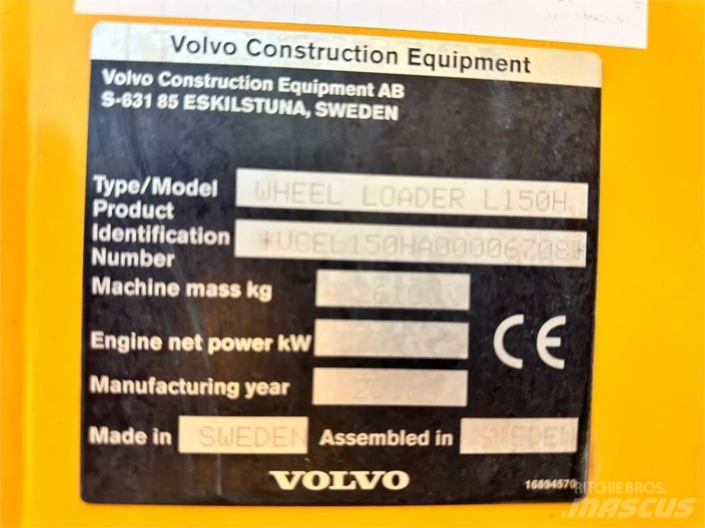  2018 Volvo L150H Hjullastere