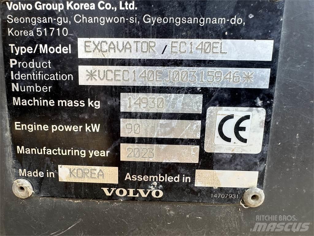  2023 Volvo EC140EL Anlegg - Annet