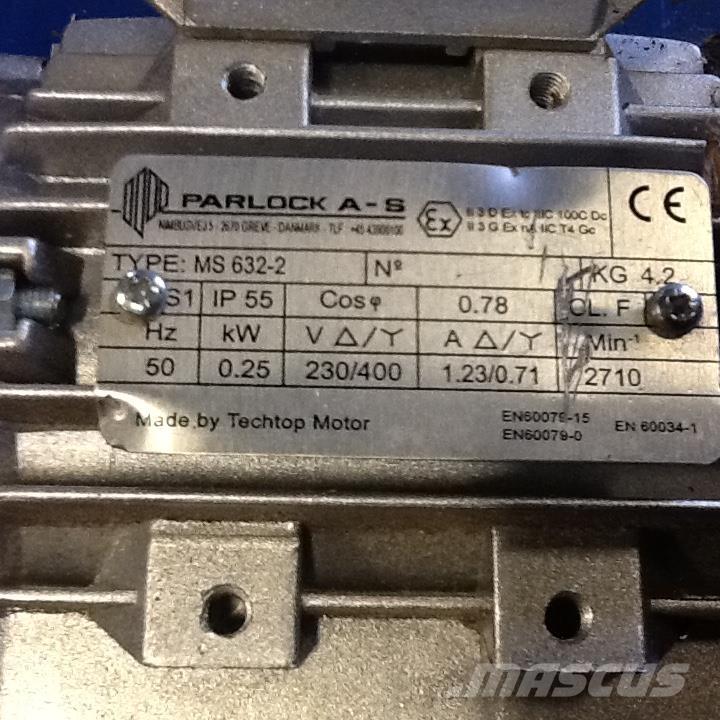  0,25 kW Parlock E-Motor Motorer