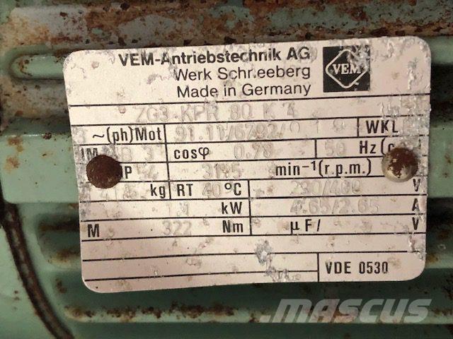  1,1 kW VEM E-Motor Motorer