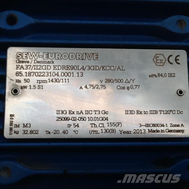  1,5 kW SEW E-Motor Motorer