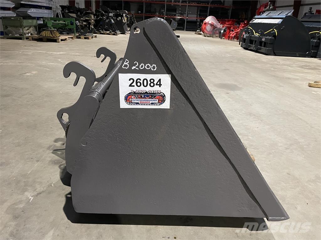  1.80 kbm Højtipskovl Skuffer