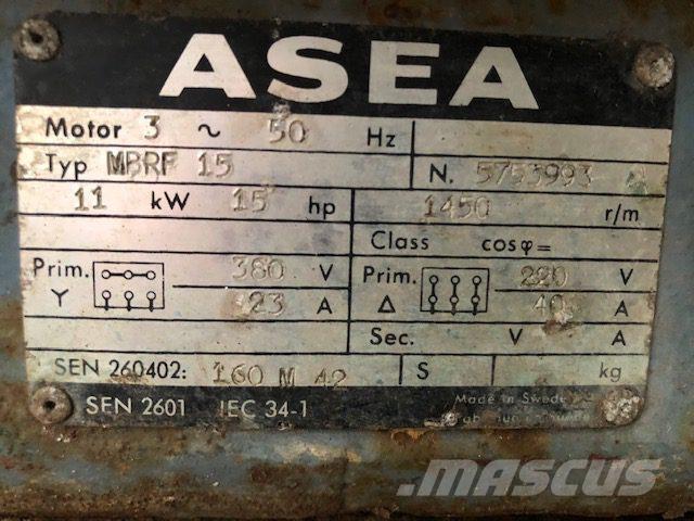  11 kW Asea MBRF 15 E-Motor Motorer
