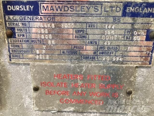 144 kVA Mawdsley Generator Andre Generatorer