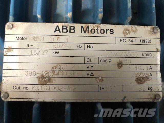  17 kW ABB MBT 160 E-Motor Motorer