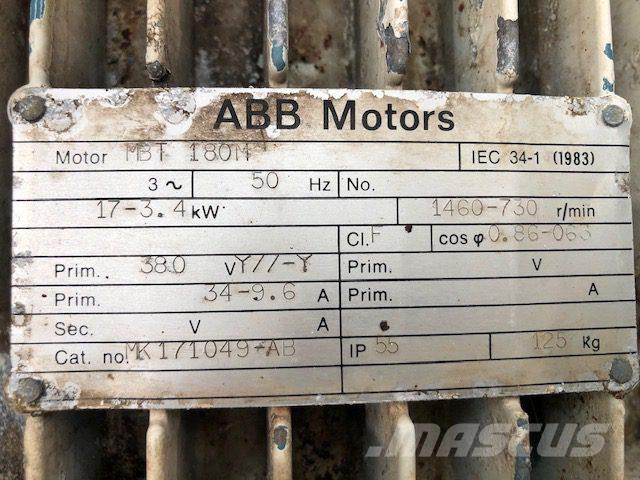  17 kW ABB MBT180M El-Motor Motorer