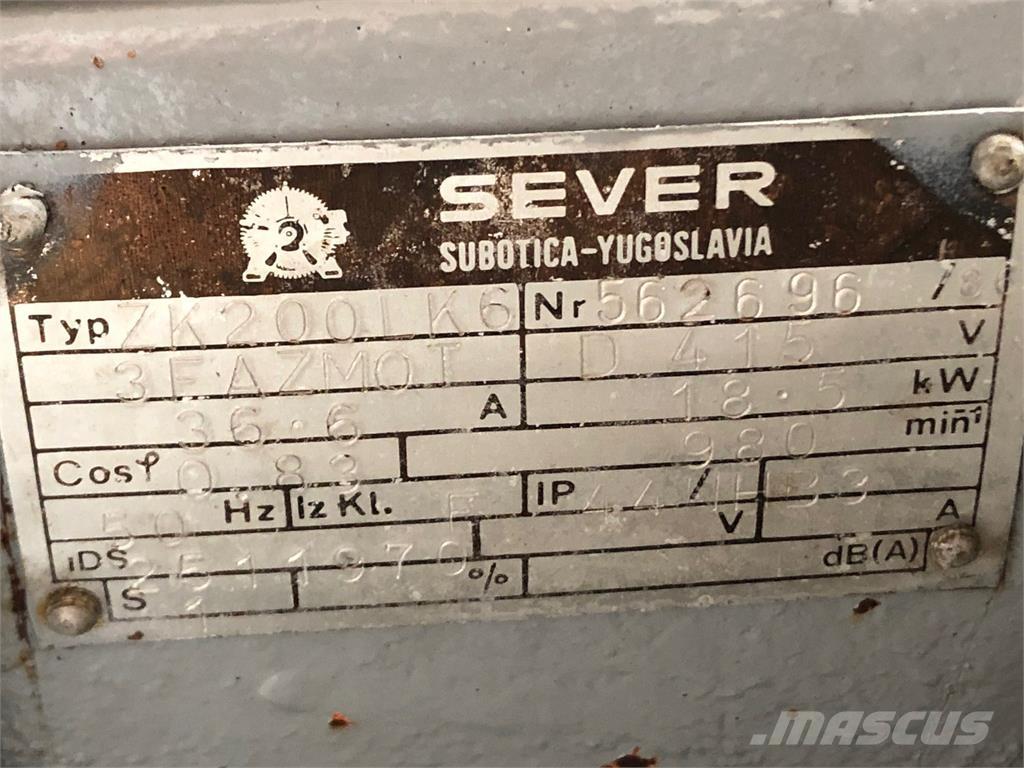  18,5 kW Sever E-Motor Motorer