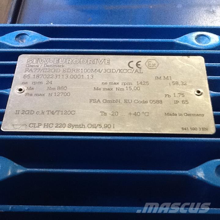  2,2 kW SEW E-motor Motorer