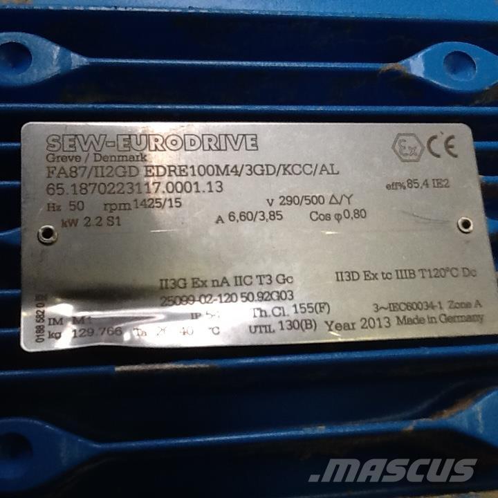  2,2 kW SEW E-Motor Motorer