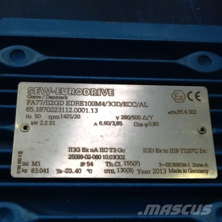 2,2 kW SEW E-Motor Motorer