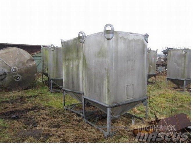  2000 Ltr. Silo, alu - 10 stk. Andre komponenter