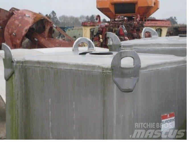  2000 Ltr. Silo, alu - 10 stk. Andre komponenter
