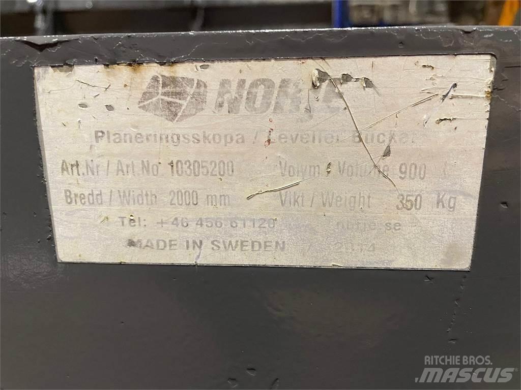  2000 mm Læsseskovl Skuffer