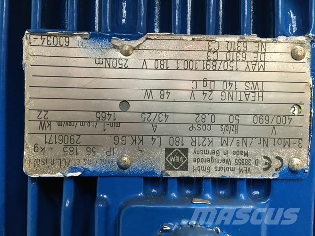  22 kw Gearmotor Motorer