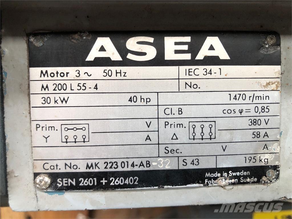  30 kW ASEA E-Motor Motorer