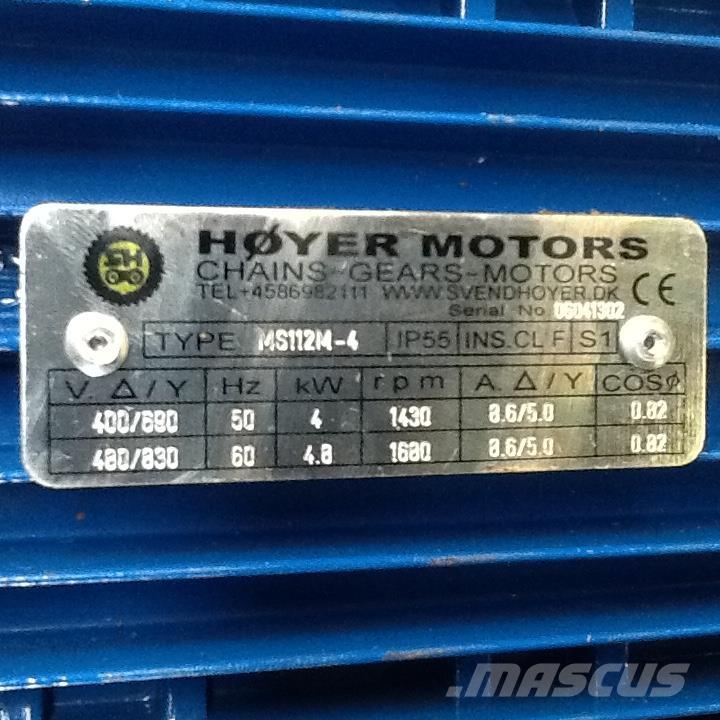  4,0 kW Høyer E-Motor Motorer