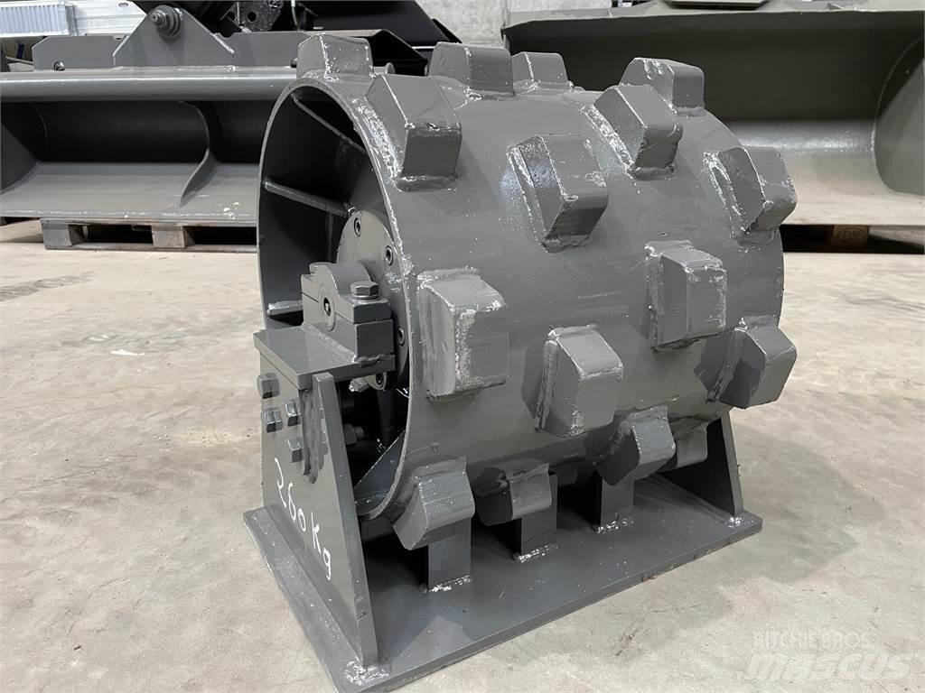  450 mm kompaktorhjul Gummihjulsvalser