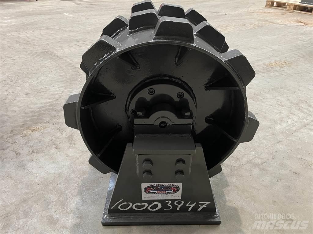  450 mm kompaktorhjul Gummihjulsvalser