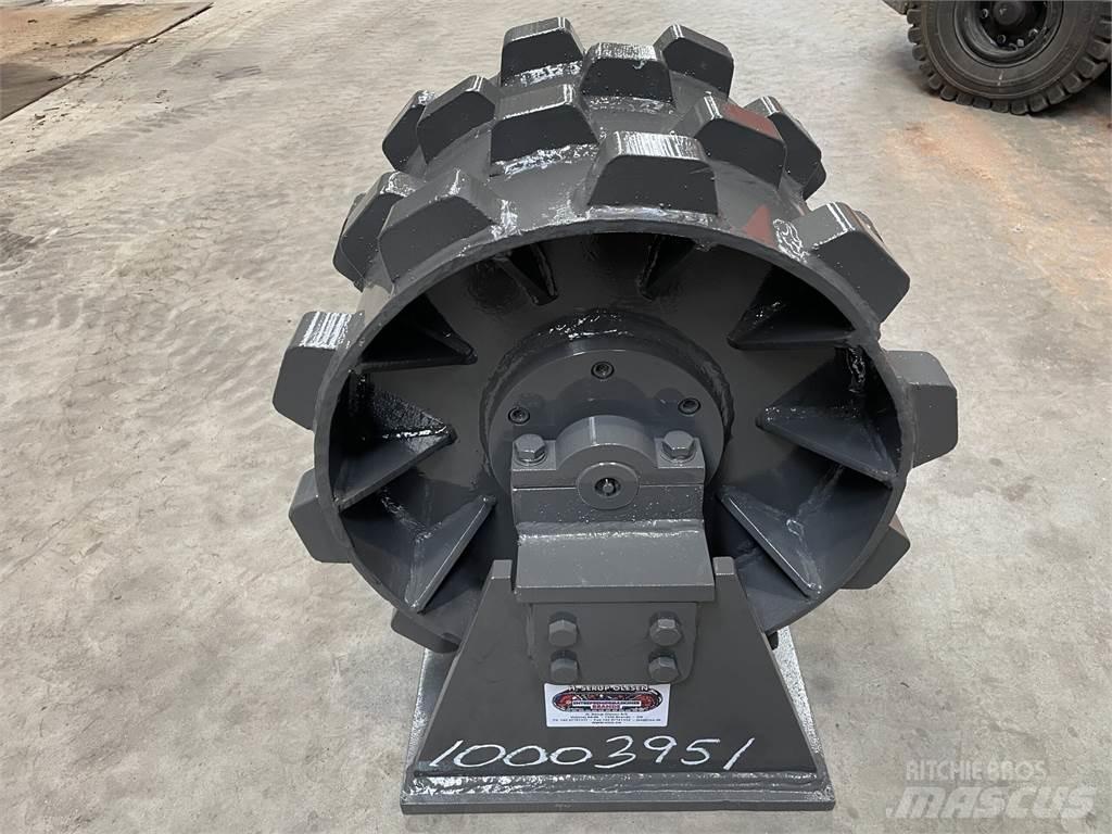  450 mm kompaktorhjul Gummihjulsvalser