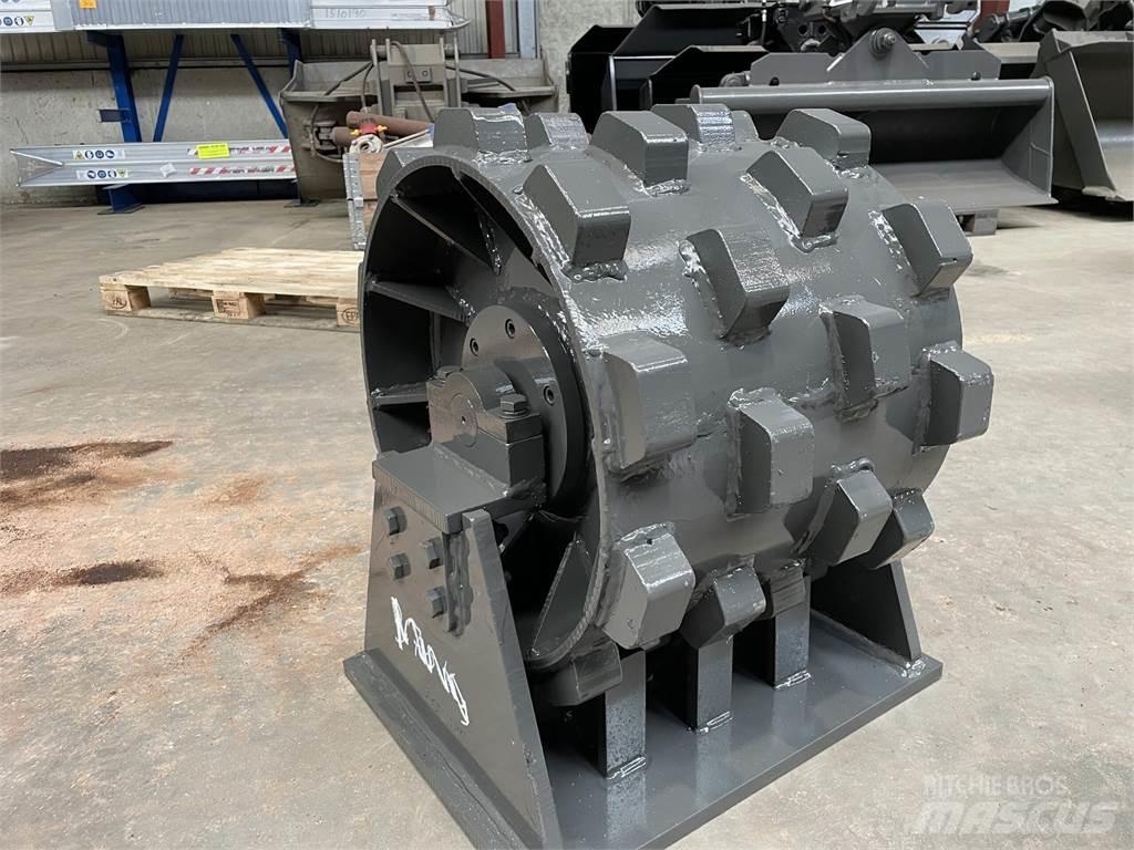  450 mm kompaktorhjul Gummihjulsvalser
