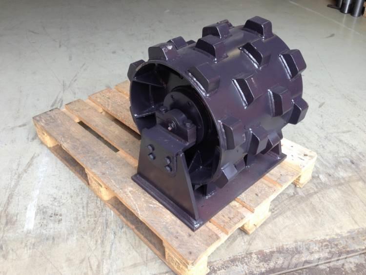  450 mm Kompaktorhjul Gummihjulsvalser
