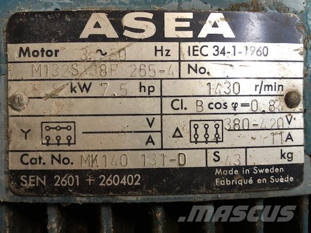  5,5 kW Asea E-Motor Motorer