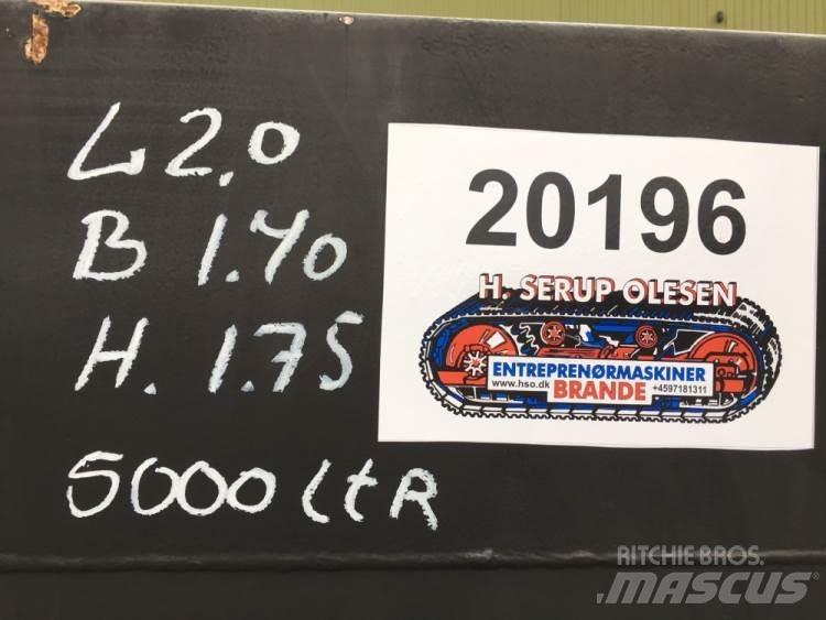  5000 Ltr. Tank Andre komponenter