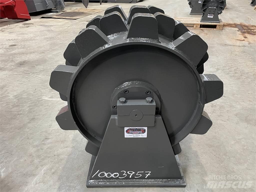  570 mm kompaktorhjul Gummihjulsvalser