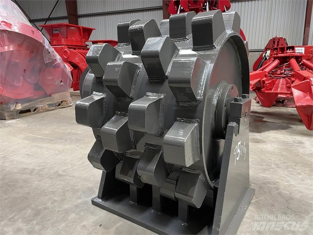  570 mm kompaktorhjul Gummihjulsvalser