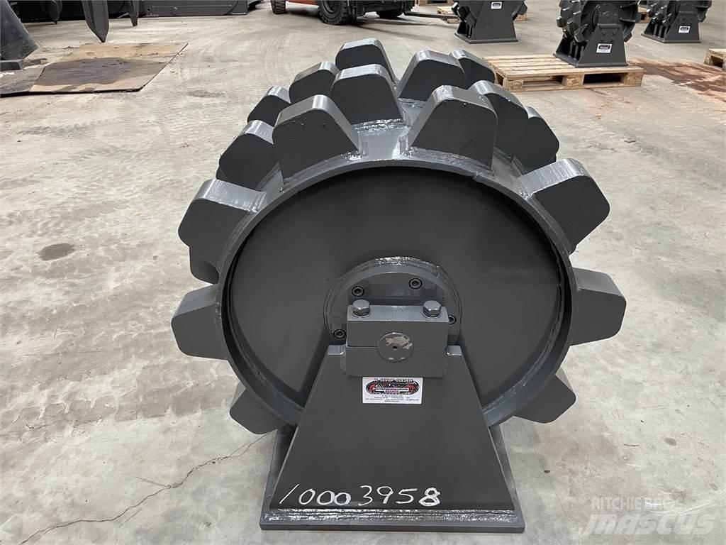  570 mm kompaktorhjul Gummihjulsvalser