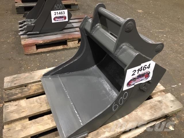  600 mm Graveskovl ex. Demo Skuffer