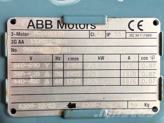  7,5 kW Vinkelgearmotor Motorer
