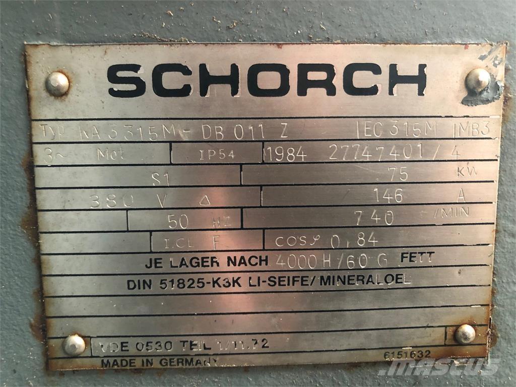  75 kW Schorch E-Motor Motorer