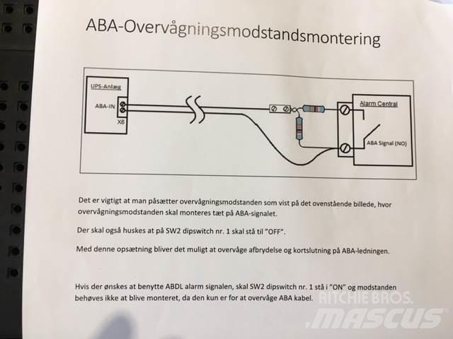  ABA Overvågningsmodstand Lys - Elektronikk