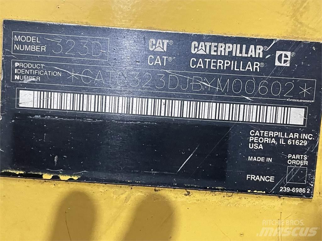 CAT 323D monobom Andre komponenter