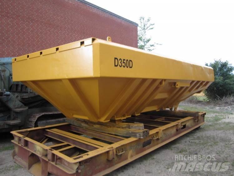 CAT D350D dumperkasse, brugt Mini dumpere