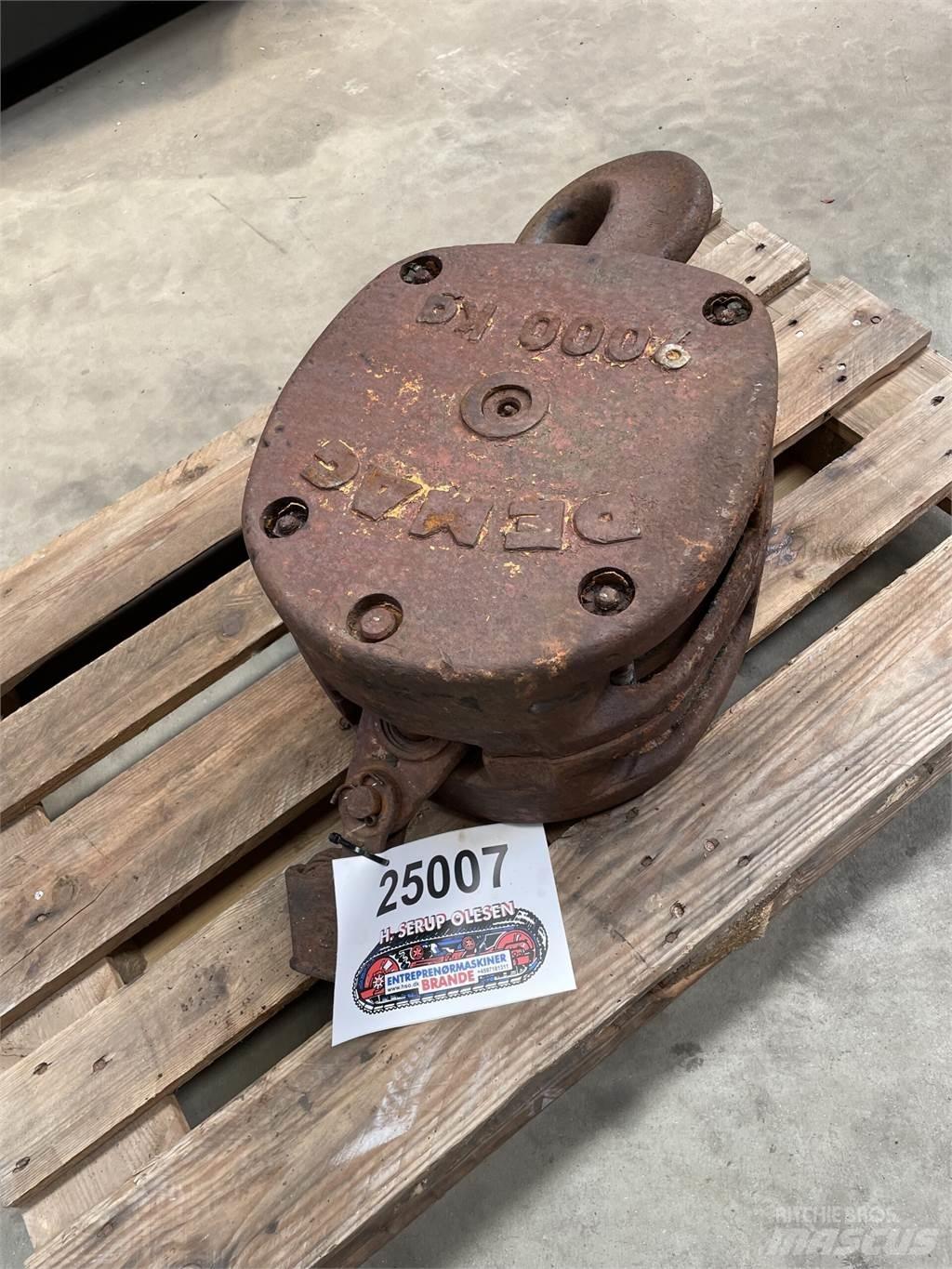 Demag løfteblok - 9000 kg Kran deler og utstyr