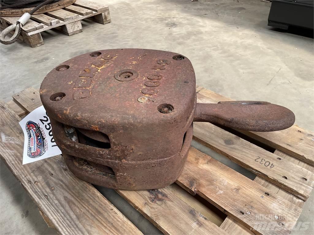 Demag løfteblok - 9000 kg Kran deler og utstyr
