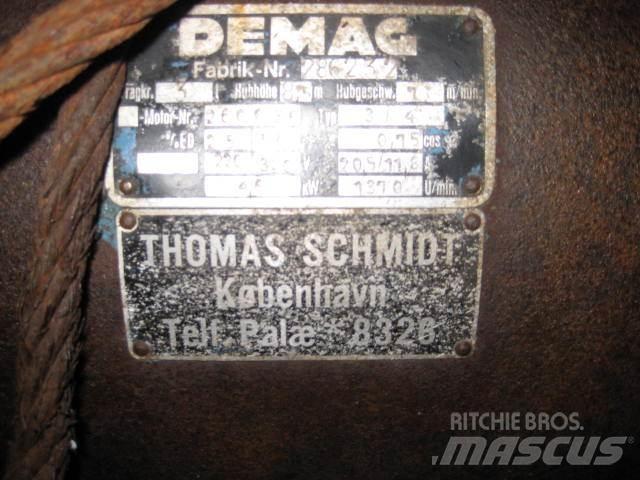 Demag spil 3 ton Stillas, vinsjer og vareheiser