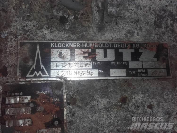 Deutz F12L 714A motor Motorer