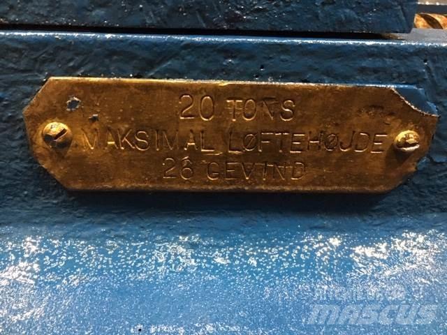  Donkraft, 20 ton mekanisk Andre komponenter