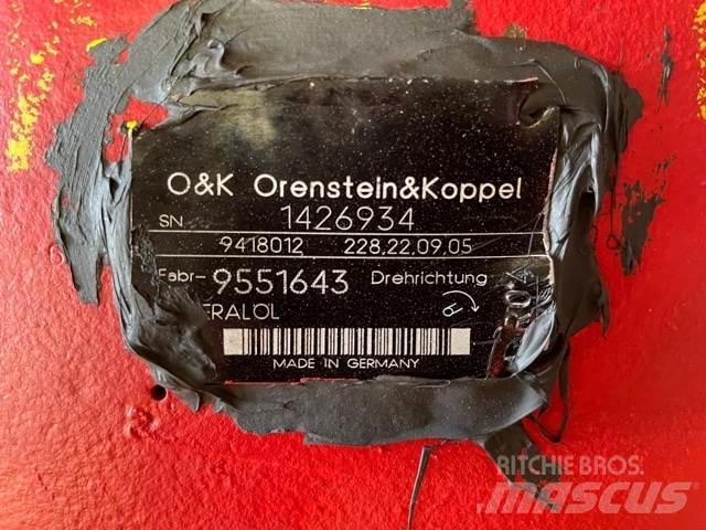  Hydr. pumpe ex. O&K RH6 Hydraulikk