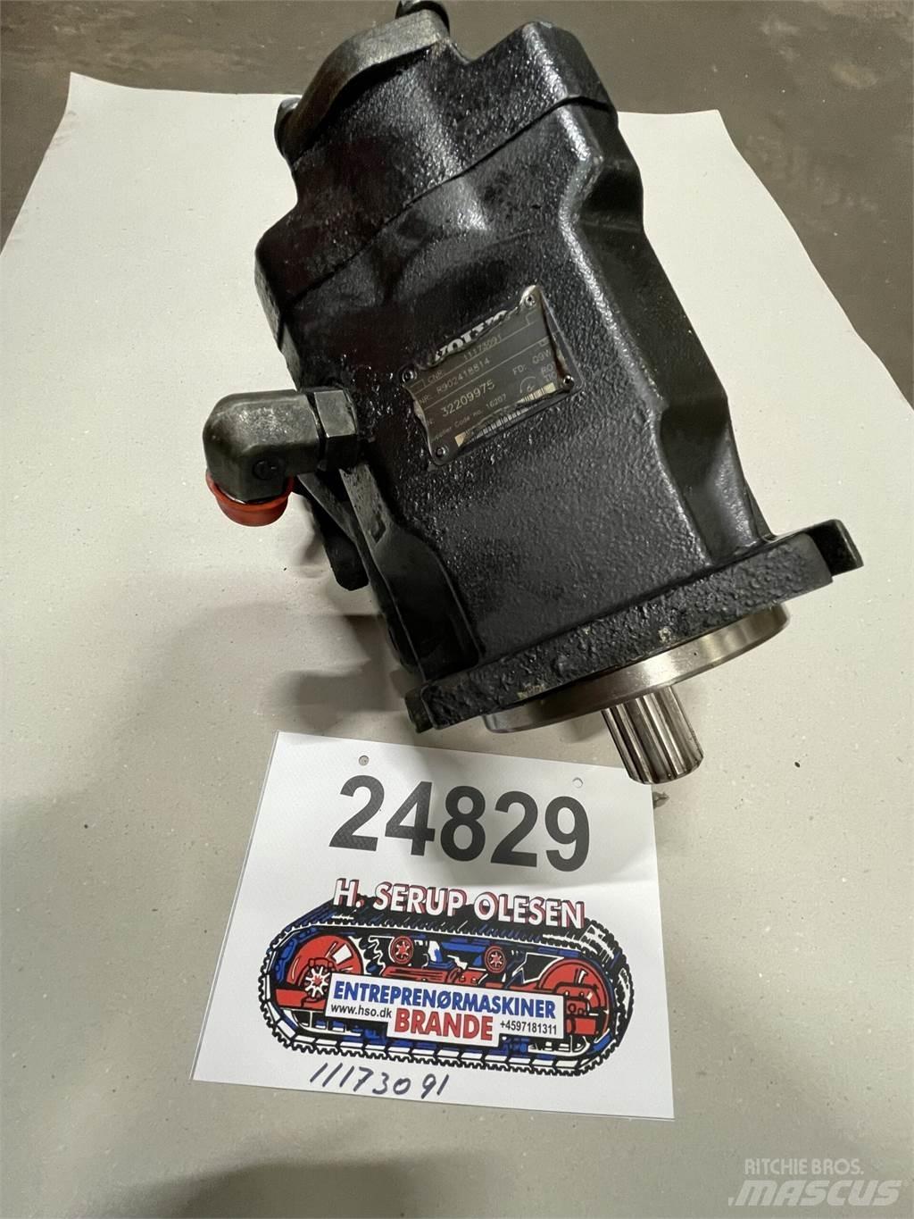  Hydr. pumpe ex. Volvo L120F Hydraulikk