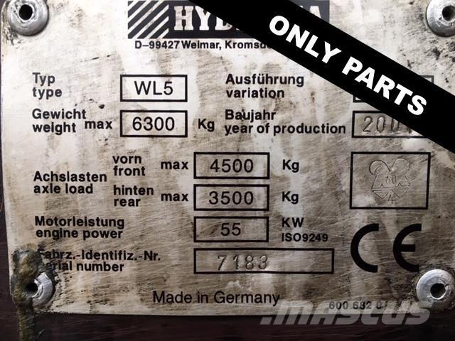 Hydrema WL550B til ophug Hjullastere