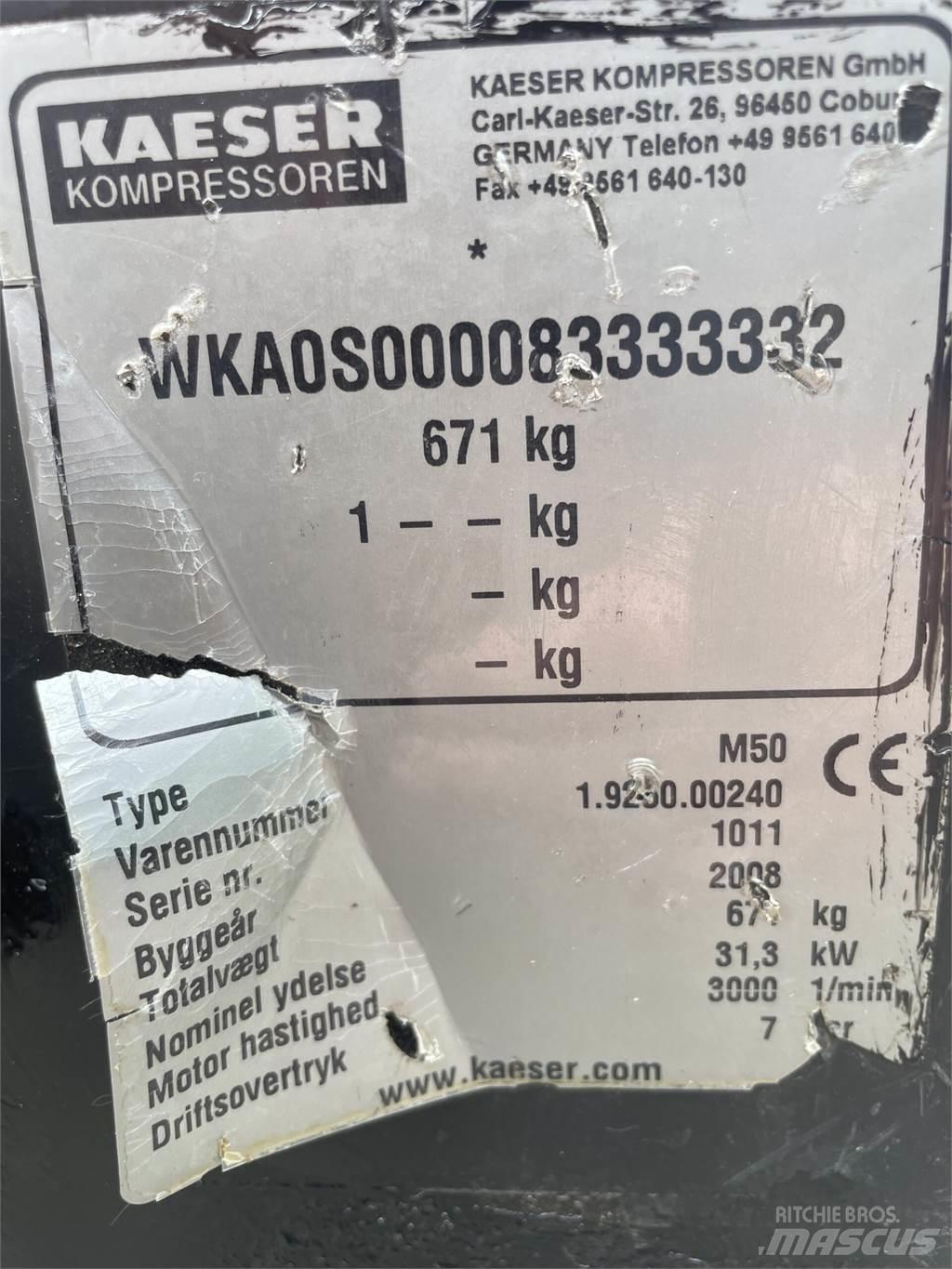 Kaeser M50 kompressor Kompressorer