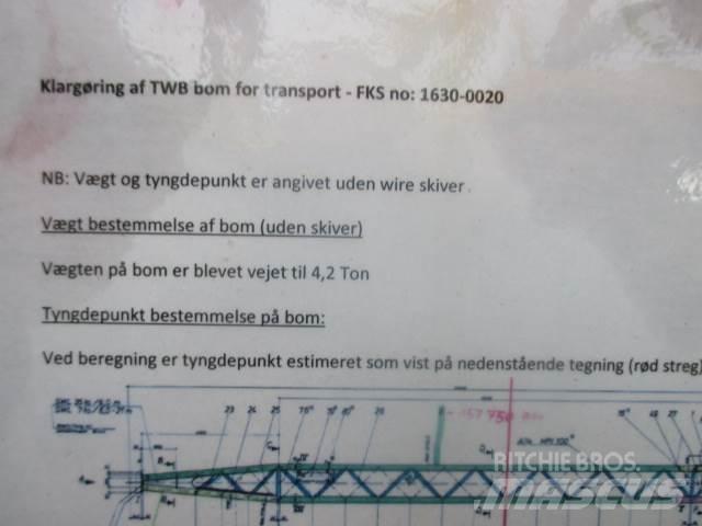  Kran bom SWL 20 ton Kran deler og utstyr