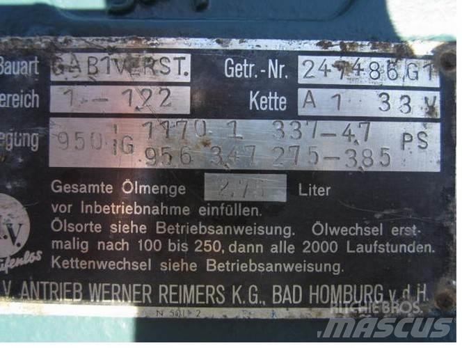  P.I.V. gear Type GA B1VERST Girkasser
