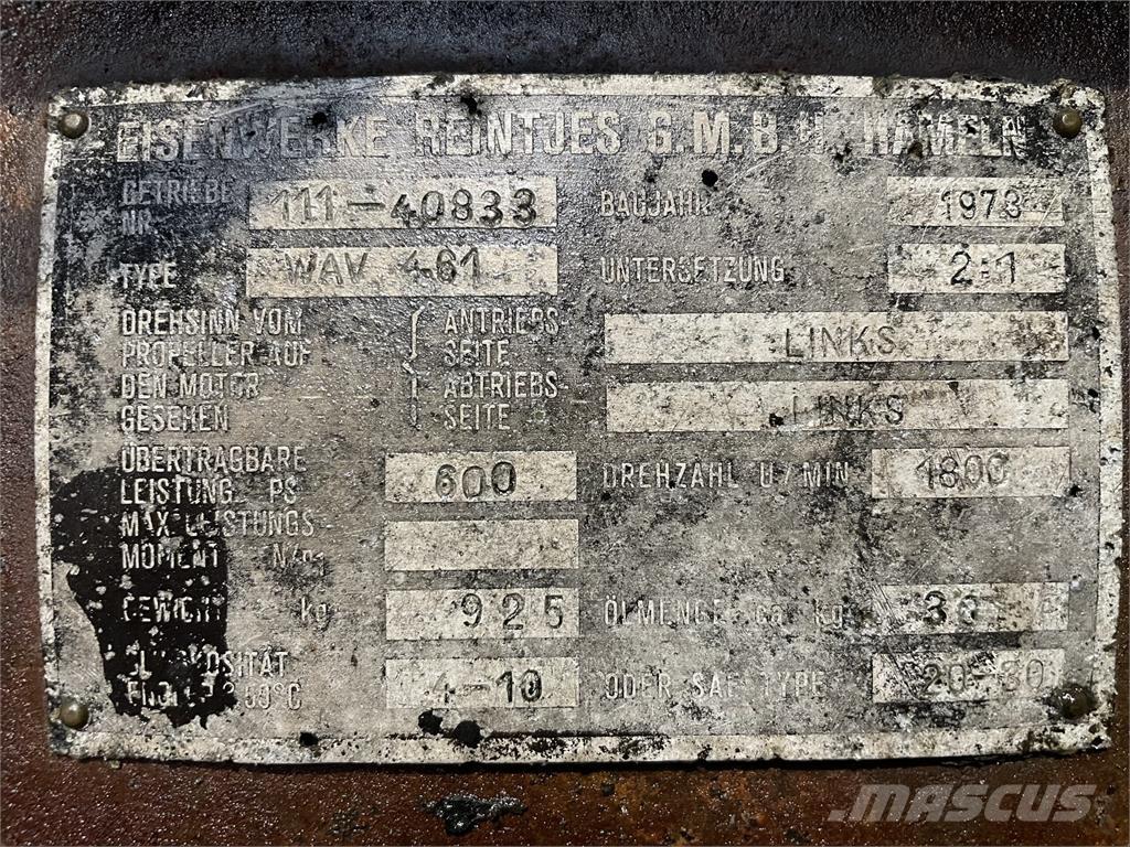 Reintjes WAV 461 Gear Girkasser